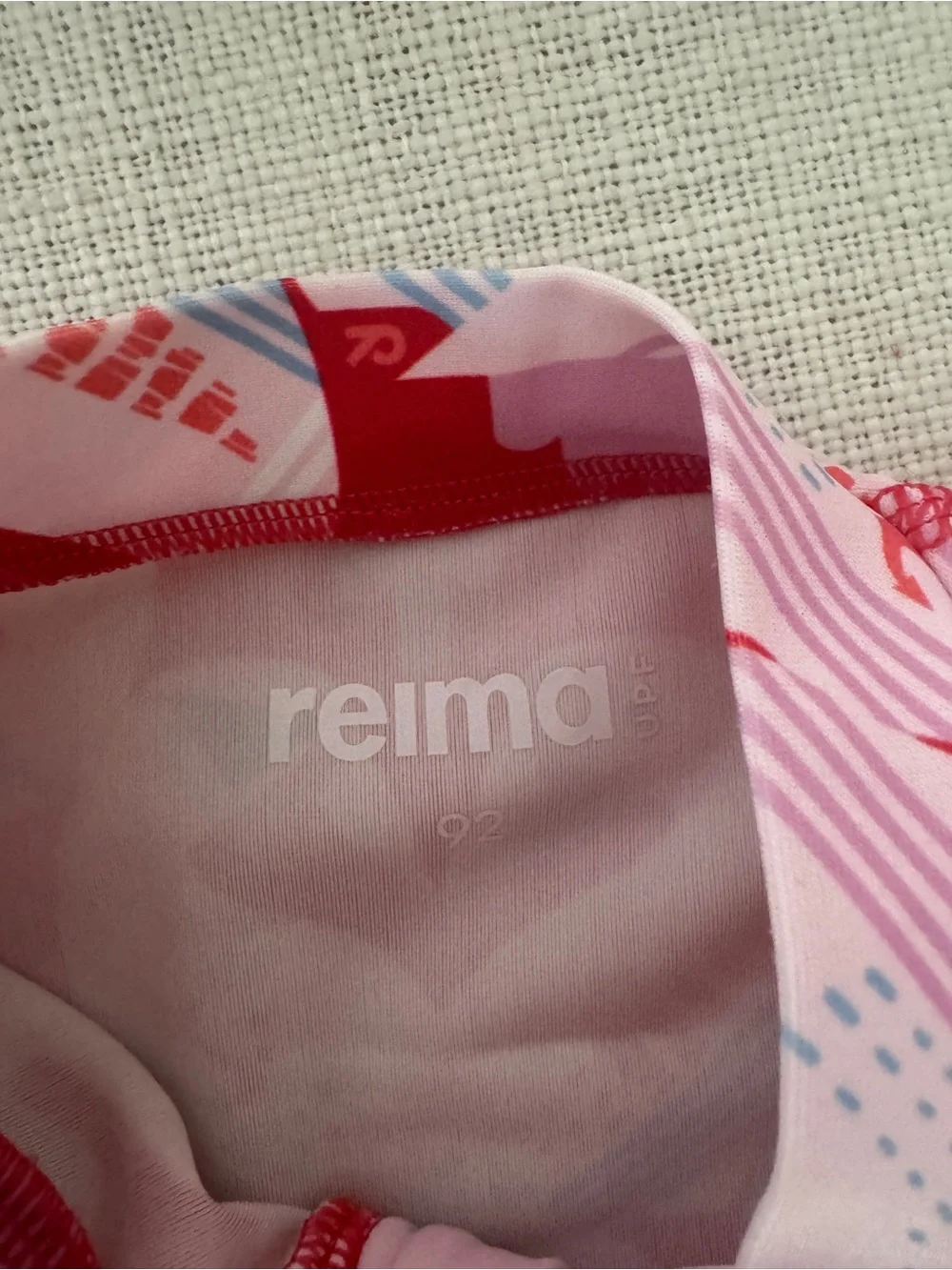 Reima Kids' UV Protective One-Piece Swimsuit – Pink/Red